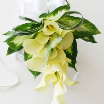 2011년 플로리스트 10월호 잡지 - Calla Handtied Bouquet