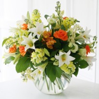 2012년 플로리스트 10월호 잡지 - Rose Ball Vase Arrangement