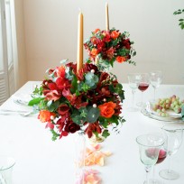 Candle Table Centerpiece